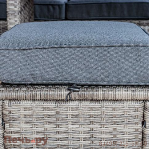 Комплект мебели Royal Family Zorro серого цвета фото 8