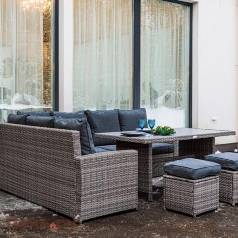 Комплект мебели Royal Family Zorro серого цвета фото 9