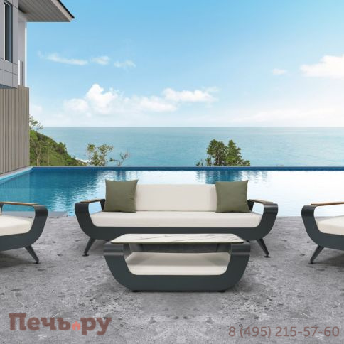 Комплект металлической лаунж мебели Bomonti Breeze фото 3