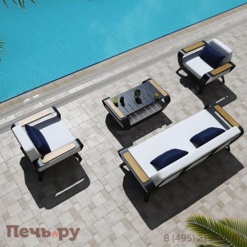 Комплект металлической лаунж мебели Bomonti Breeze фото 5