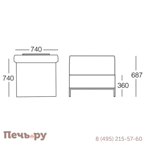 Комплект модульный Papatya Slim Modular Set PP/slimmodule/3 фото 5