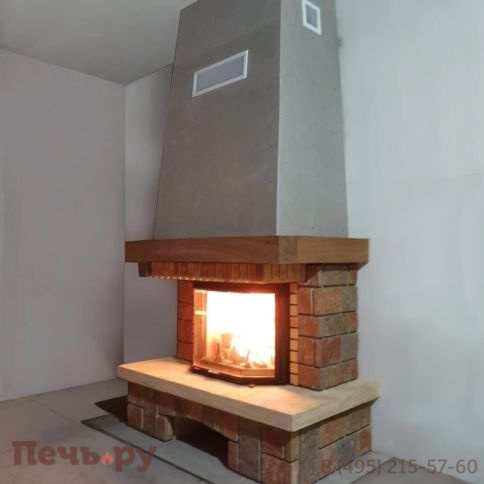 Комплект облицовка Supra Auriac 80 и топка Supra Saphir 1731 фото 4