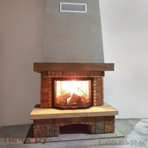 Комплект облицовка Supra Auriac 80 и топка Supra Saphir 1731 фото 5