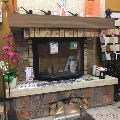 Комплект облицовка Supra Auriac 80 и топка Supra Saphir 1731 фото