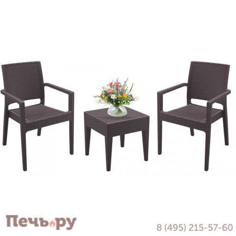 Комплект пластиковой мебели Siesta Contract Miami Ibiza фото