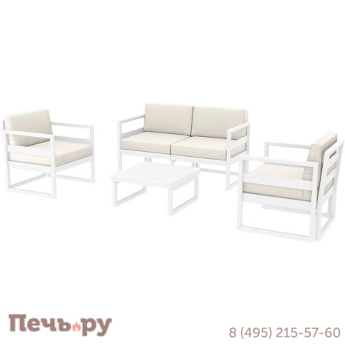 Комплект пластиковой мебели Siesta Contract Mykonos 234/132-8254/BG фото