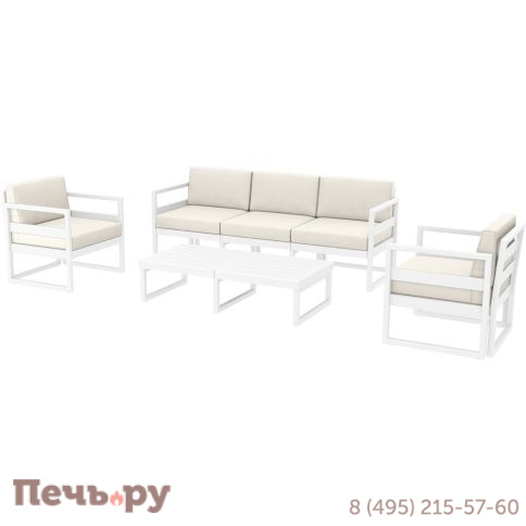 Комплект пластиковой мебели Siesta Contract Mykonos XL фото