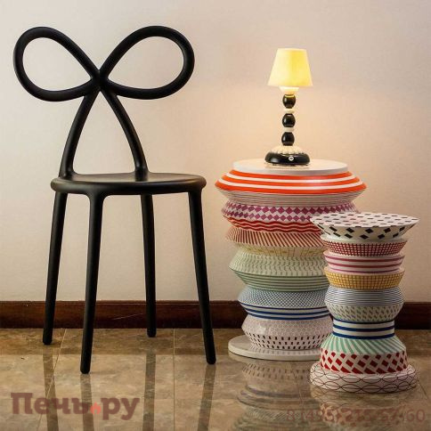 Комплект пластиковых стульев Qeeboo Ribbon Set 2 фото 11