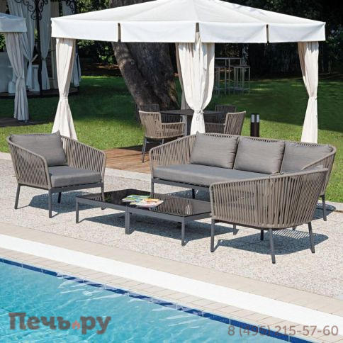 Комплект плетеной лаунж мебели Felicita Bergen фото