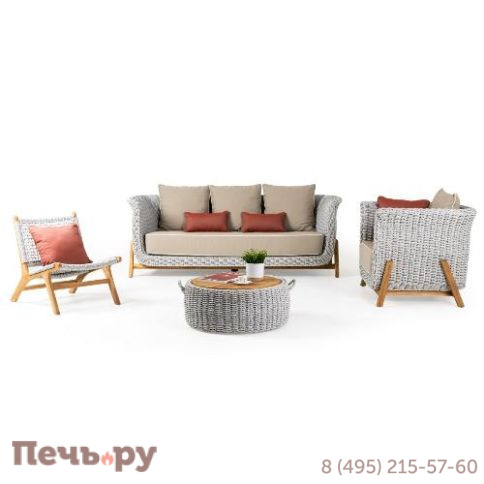 Комплект плетеной лаунж мебели RosaDesign Zante 081/SET-ZANTE/4L фото