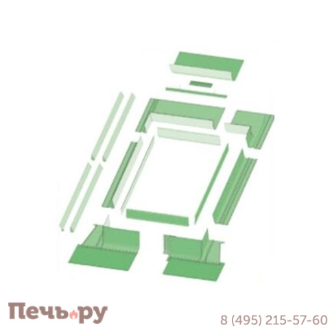 Комплект примыкания XL (95х180см) Schiedel Isotor фото