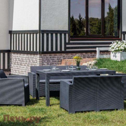 Комплект Royal Family GRAND LANA DINING L графит фото 3