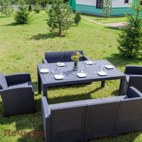 Комплект Royal Family GRAND LANA DINING L графит фото 7