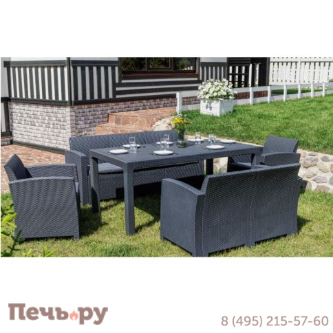 Комплект Royal Family GRAND LANA DINING L графит фото