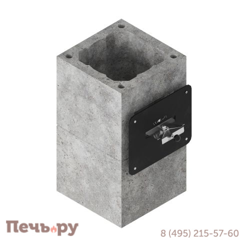 Комплект шибера Schiedel Isotor без вентканала, высота 0,33 м фото