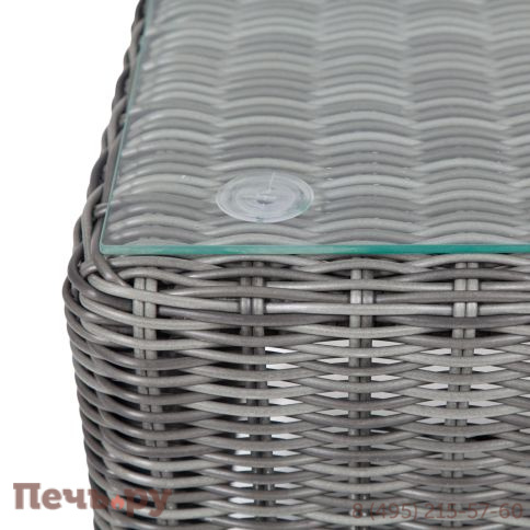 Кон Панна 4SiS столик журнальный из искусственного ротанга, цвет графит фото 11