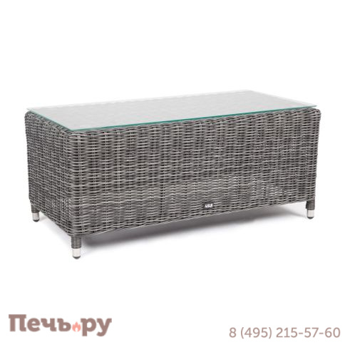 Кон Панна 4SiS столик журнальный из искусственного ротанга, цвет графит фото 12