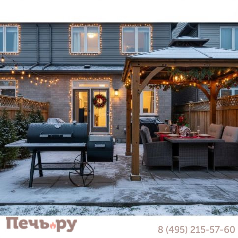 Коптильня Oklahoma Joe's Longhorn Reverse Flow Limited Edition фото 3