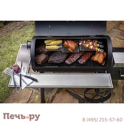Коптильня Oklahoma Joe's Longhorn Reverse Flow Limited Edition фото 7
