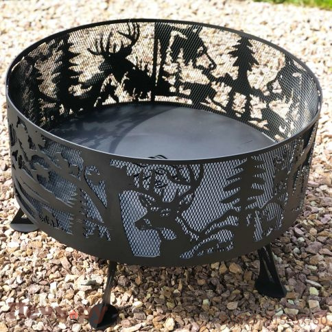 Костровая чаша Искры костра Лес (4мм) фото 4