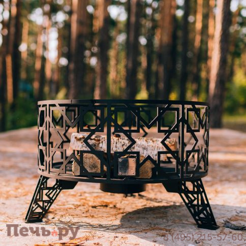 Костровая чаша Искры костра Муар (6 мм) фото