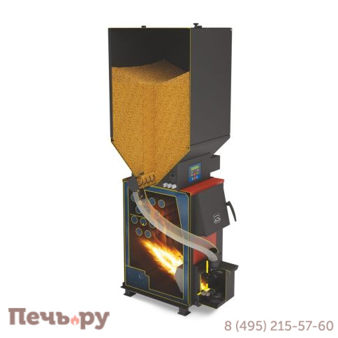 Котел отопительный Теплодар Куппер ОВК 18  с пеллетной горелкой фото 2