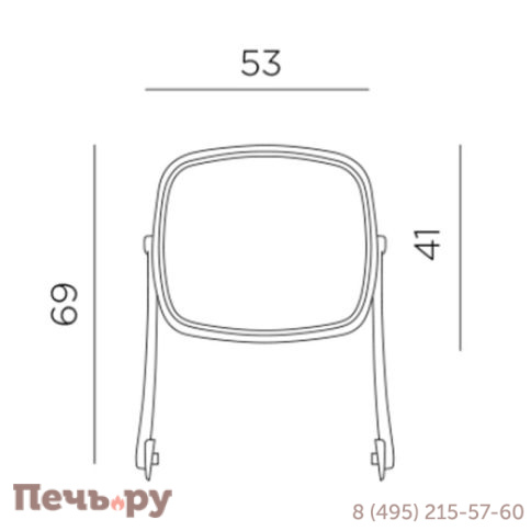 Козырек для шезлонга Gardeck Nardi белый-тортора фото 3