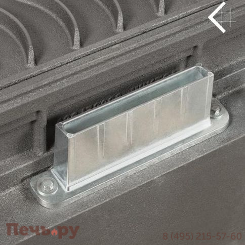 Каминная топка Kratki Amelia/PW/BL/24/BS/W (угловое стекло слева, змеевик) фото 3