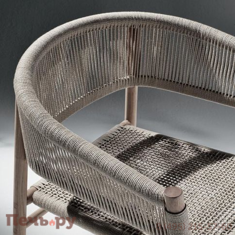 Кресло деревянное плетеное Ethimo Kilt KIPDT5RCD фото 3