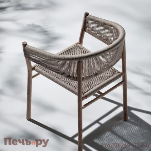 Кресло деревянное плетеное Ethimo Kilt KIPDT5RCD фото 4