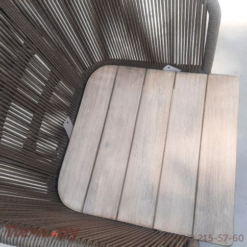 Кресло деревянное плетеное Tagliamento Flores фото 6