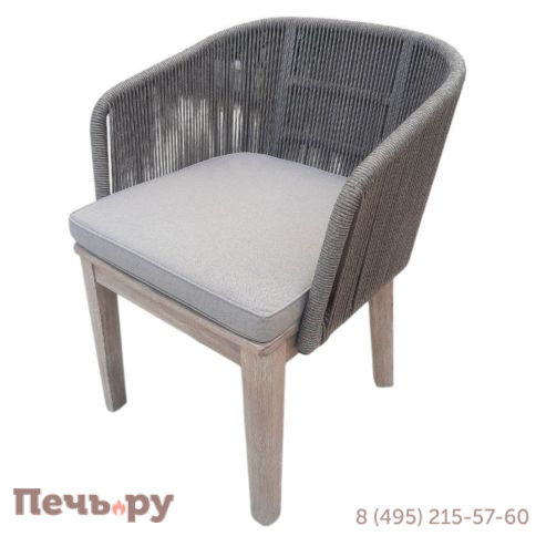 Кресло деревянное плетеное Tagliamento Flores фото