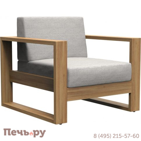 Кресло деревянное с подушками Janus et Cie Matisse Teak JNS/759-95-112/T-CUS фото