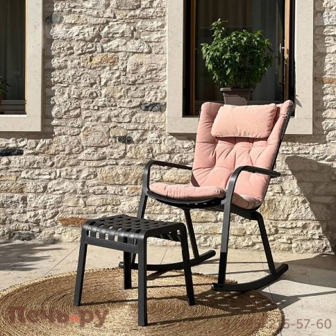 Кресло-качалка пластиковое с подушкой Gardeck Nardi Folio 003/403000200004/4029802 фото 2