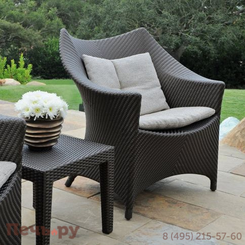 Кресло лаунж плетеное JANUS et Cie Amari JNS/736-10-121/S фото 3