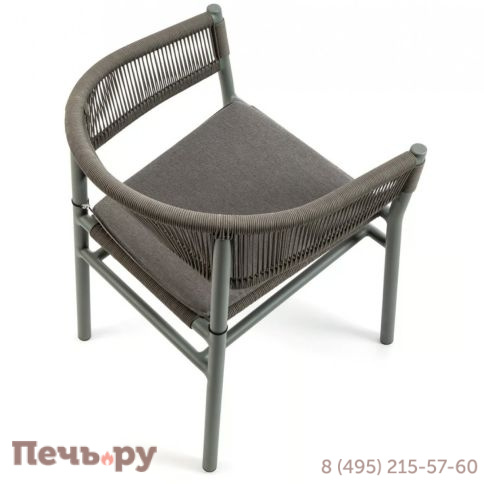 Кресло металлическое плетеное Ethimo Kilt фото 5