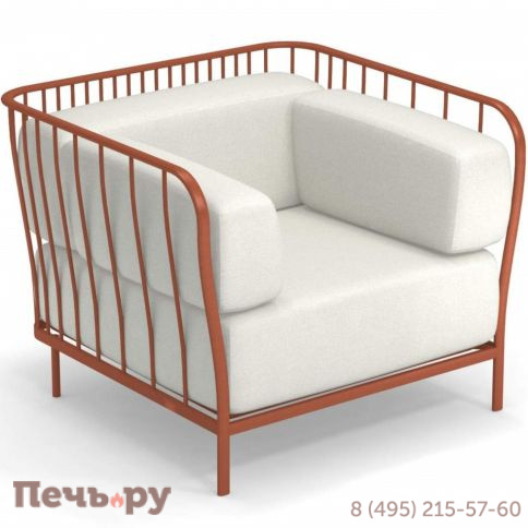 Кресло металлическое с подушками EMU Cannole фото 7