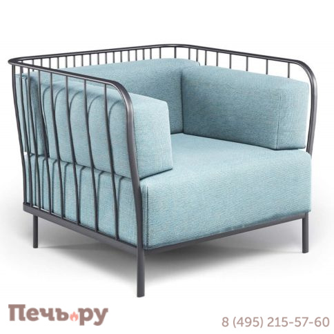 Кресло металлическое с подушками EMU Cannole фото