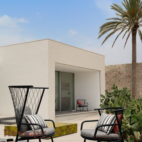 Кресло металлическое с подушками EMU Nef фото 4