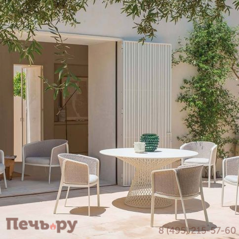 Кресло металлическое с подушкой EMU Carousel фото 2