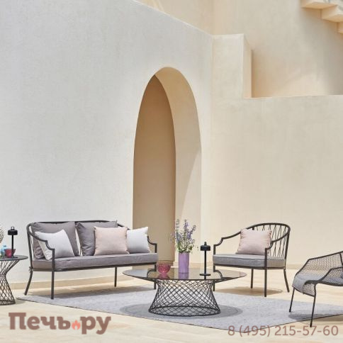 Кресло металлическое с подушкой EMU Como фото 2