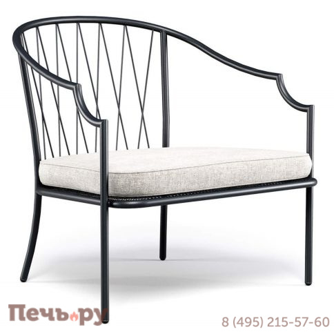 Кресло металлическое с подушкой EMU Como фото