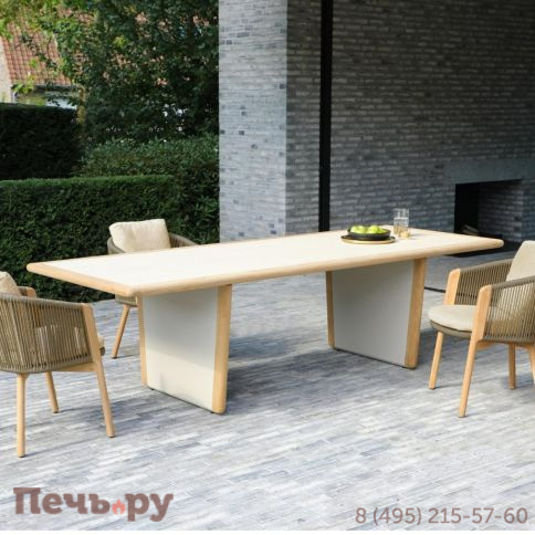 Кресло обеденное Brafritid Avesta тик/алюминий фото 13