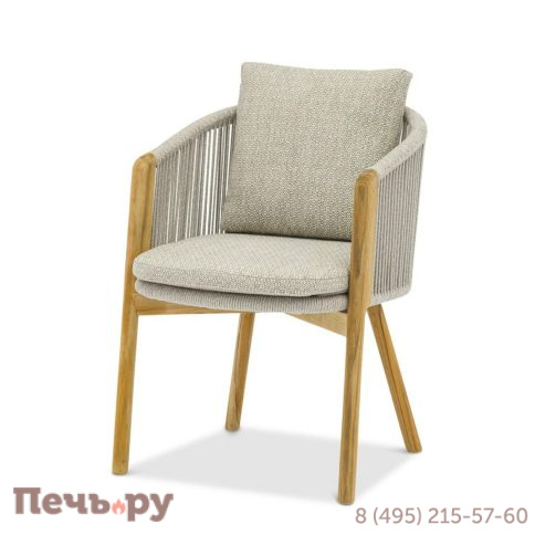 Кресло обеденное Brafritid Avesta тик/алюминий фото 6