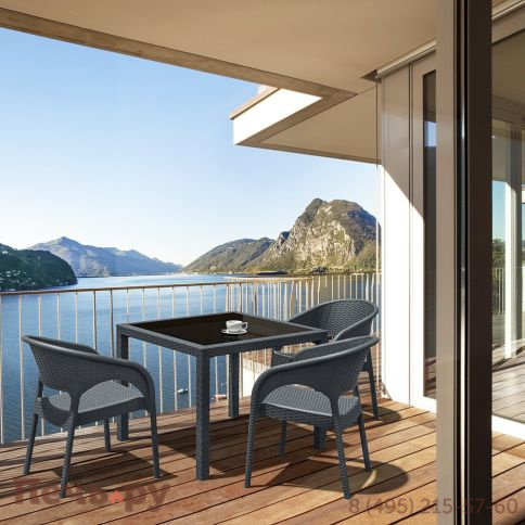 Кресло пластиковое плетеное Panama 234/808-0081 фото 4