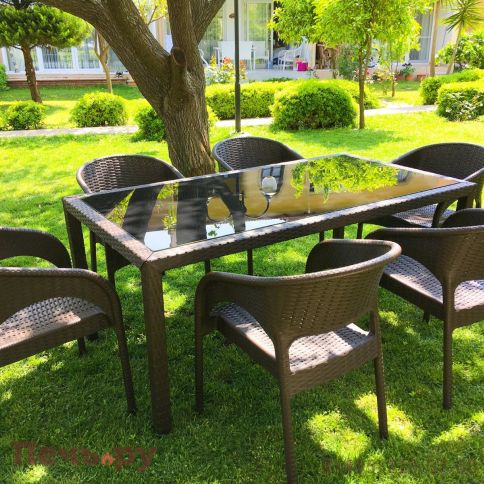 Кресло пластиковое плетеное Panama 234/808-0098 фото 3