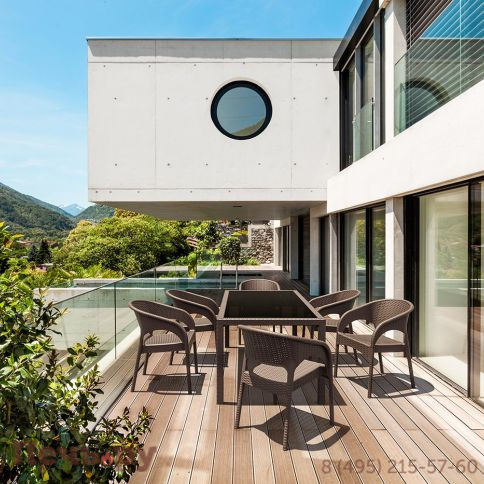 Кресло пластиковое плетеное Panama 234/808-0098 фото 5