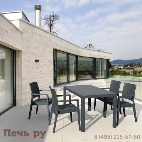 Кресло пластиковое плетеное Siesta Contract Ibiza 234/810-3211 фото 2