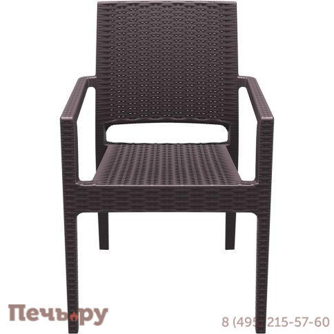 Кресло пластиковое плетеное Siesta Contract Ibiza 234/810-3228 фото 10