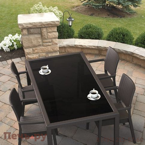 Кресло пластиковое плетеное Siesta Contract Ibiza 234/810-3228 фото 3